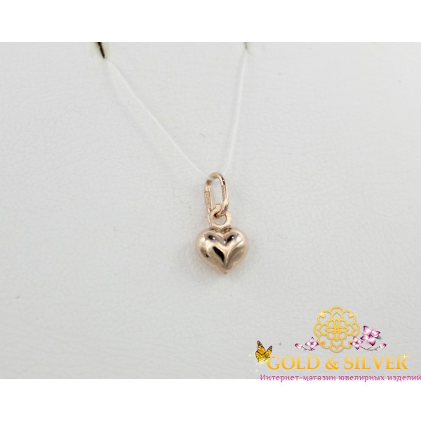 Золотий кулон Серденько маленьке 50001 , Gold &amp Silver Gold & Silver, Украина